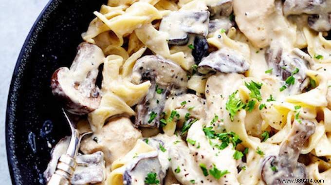 Creamy Slow Cooker Chicken Stroganoff: Easy 5-Minute Prep Family Favorite
