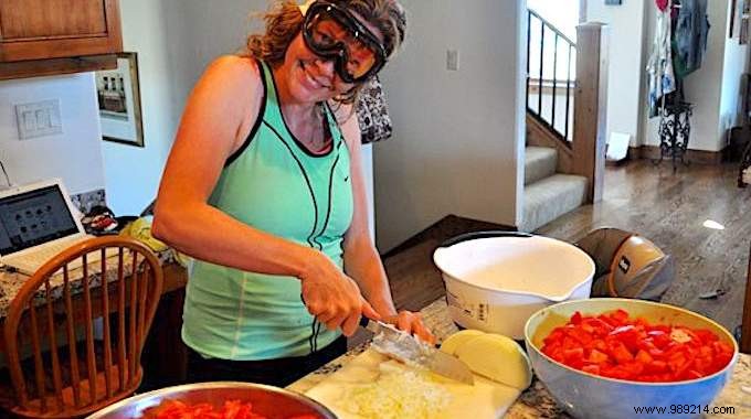 No More Tears Chopping Onions: The Proven Ski Goggles Method