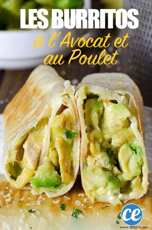 15-Minute Chicken Avocado Burritos: Quick, Healthy Family Dinner Recipe