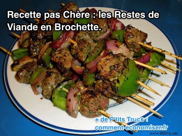 Transform Leftover Meat into Delicious Skewers: A Simple, Zero-Waste Recipe