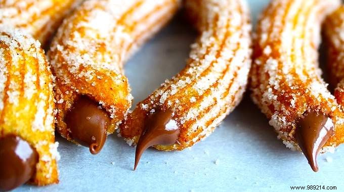 Crispy Homemade Churros with Nutella Filling: Easy Gourmet Recipe