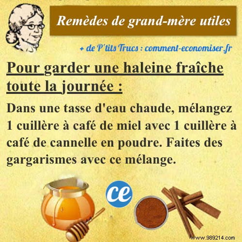 Grandma s Proven Natural Remedy: Honey-Cinnamon Gargle for All-Day Fresh Breath