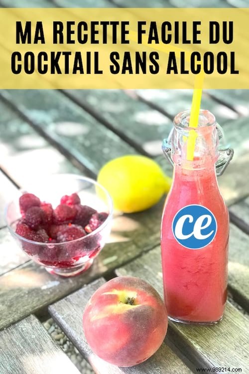 Dietitian-Approved Low-Calorie Mocktail: Refreshing Alcohol-Free Peach Raspberry Recipe