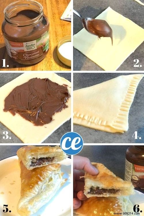 5-Minute Chocolate-Filled Puff Pastry Turnovers: Easy, Foolproof Recipe