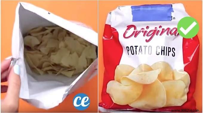 How to Hermetically Reseal a Chip Bag Without Tongs or Clips: A Proven Kitchen Hack
