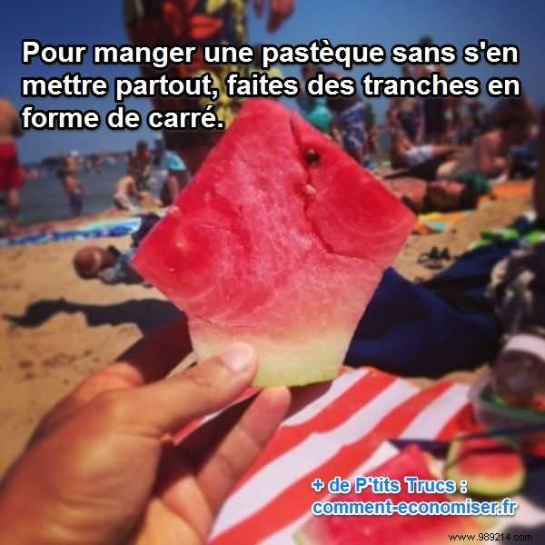 Master the Mess-Free Watermelon: Simple Cutting Technique for Clean Eating