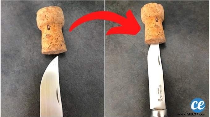 Expert Knife Storage Tip: Protect Blades with a Cork to Prevent Cuts