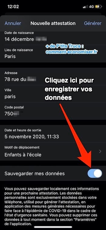 Auto-Fill Your French Exit Certificate in Seconds: TousAntiCovid App Trick