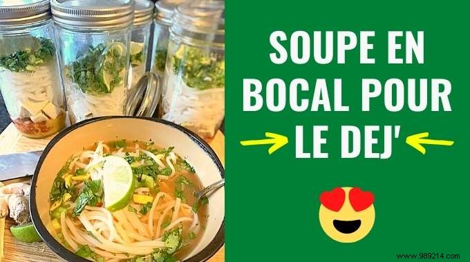 Homemade Pho Soup in a Jar: My Weekly Office Lunch Hack – Just Add Hot Water