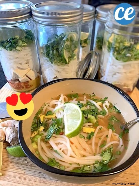 Homemade Pho Soup in a Jar: My Weekly Office Lunch Hack – Just Add Hot Water