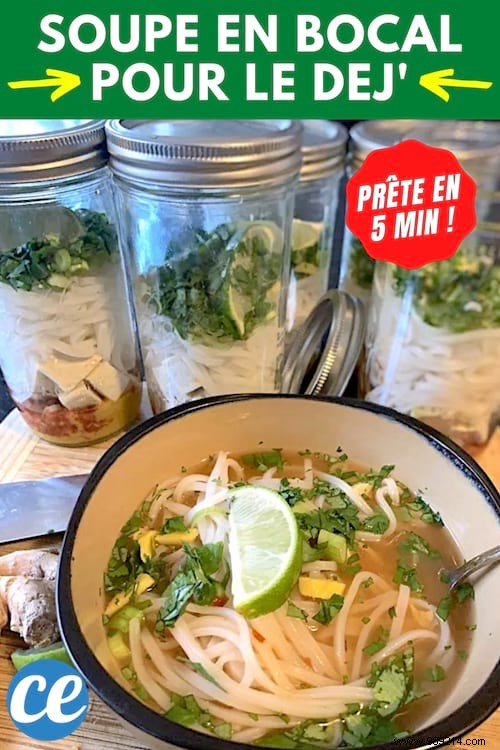 Homemade Pho Soup in a Jar: My Weekly Office Lunch Hack – Just Add Hot Water