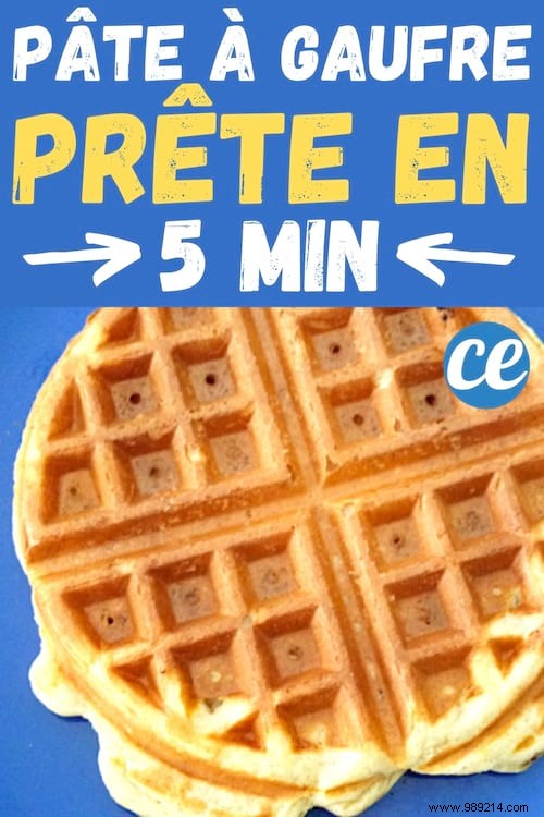 5-Ingredient Waffle Batter: Crispy Waffles Ready in Just 5 Minutes