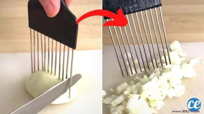 Pro Kitchen Hack: Dice Onions Perfectly in 30 Seconds with an Afro Comb