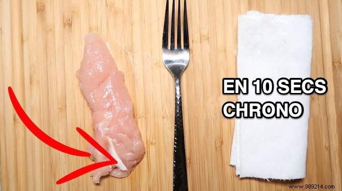 Pro Chef s Trick: Remove Chicken Breast Tendon in Just 10 Seconds