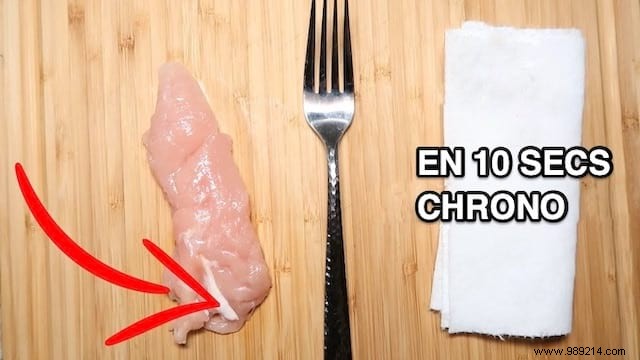 Pro Chef s Trick: Remove Chicken Breast Tendon in Just 10 Seconds