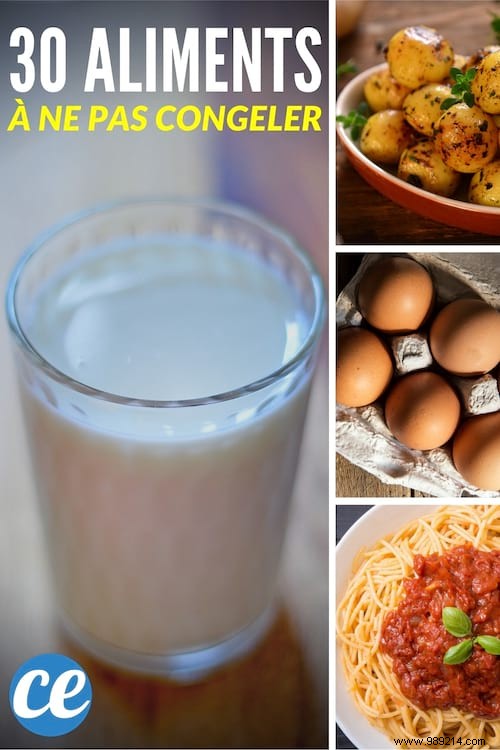 30 Foods You Should Never Freeze: Protect Your Health and Avoid Waste