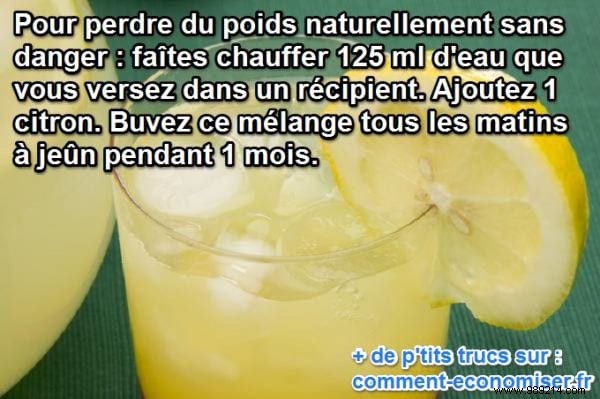 Safe Natural Weight Loss: Lemon Water Recipe for Effective Detox and Slimming