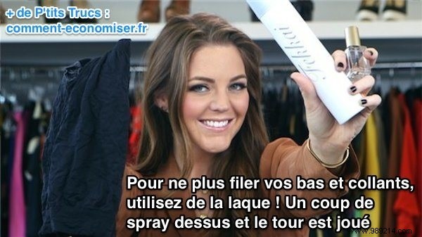 Proven Hairspray Trick to Prevent Runs in Stockings and Tights