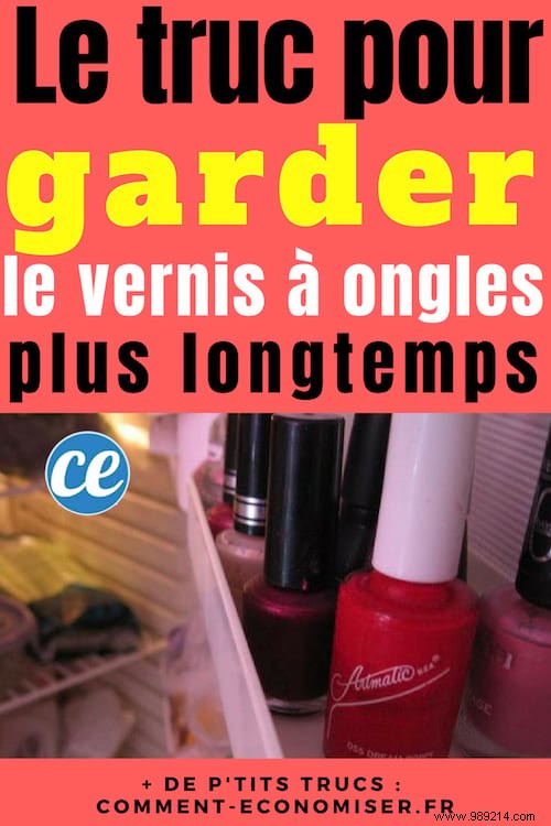 Proven Trick: Refrigerate Nail Polish to Make It Last Longer