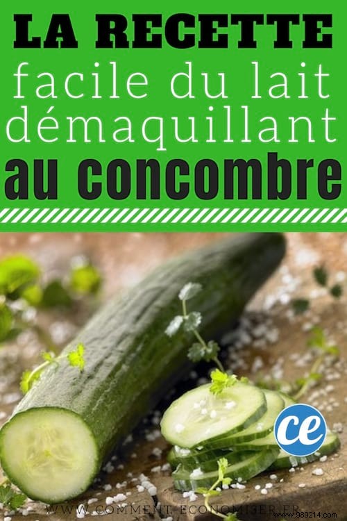 Gentle Homemade Cucumber Cleansing Milk: Natural Makeup Remover in 10 Minutes