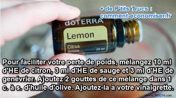 Boost Your Weight Loss Naturally: A Simple Lemon, Juniper, and Sage Essential Oil Blend