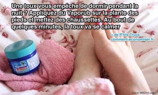 Soothe a Persistent Cough in Minutes: The Vicks VapoRub Foot Remedy