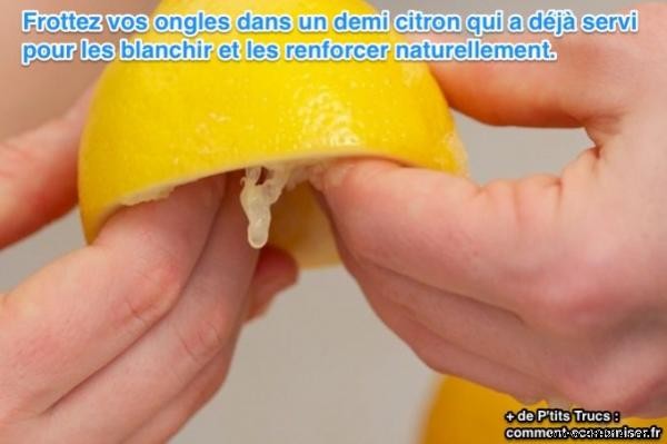 Whiten and Strengthen Nails Naturally with Lemon: A Proven Grandma s Remedy