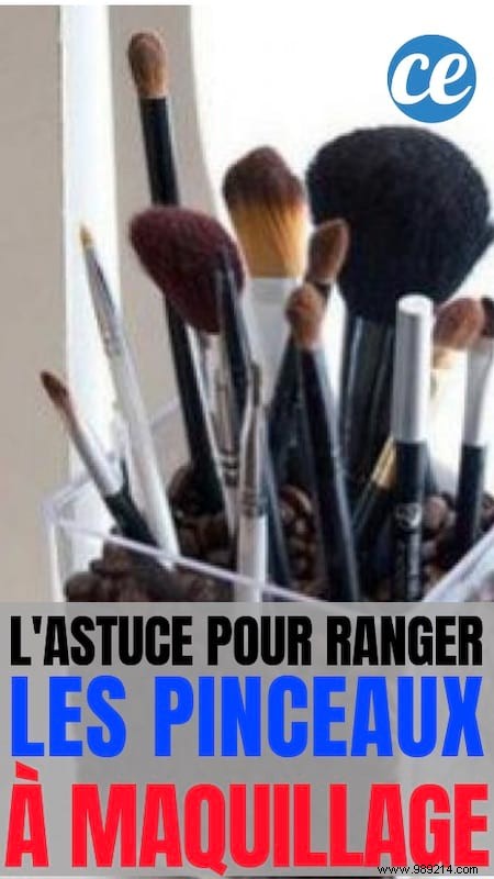 Genius Hack: Organize Makeup Brushes Neatly with Coffee Beans