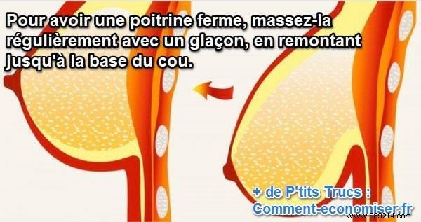 Firm Your Chest Naturally: The Simple Ice Cube Massage Technique