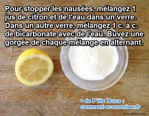 Stop Nausea Naturally: Grandma s Proven Baking Soda and Lemon Remedy