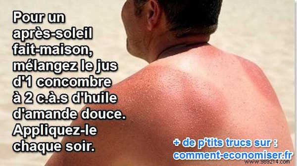 Simple DIY After-Sun Lotion: Cucumber and Almond Oil for Hydrated, Longer-Lasting Tan