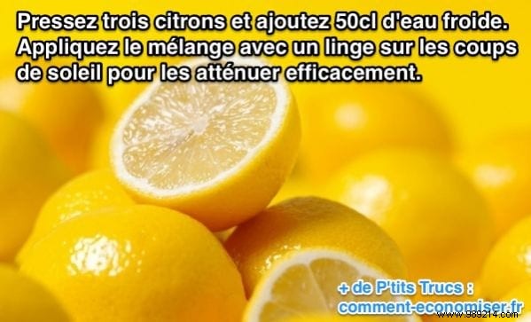 Simple Lemon Compress: Fast, Natural Relief for Sunburn Pain