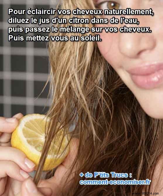 Natural Lemon Trick: Lighten Brown or Blonde Hair Quickly with Sun-Kissed Highlights