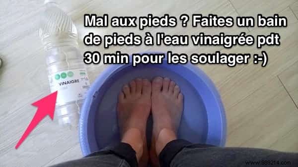Quick Relief for Sore or Swollen Feet: The Simple Vinegar Foot Bath Remedy