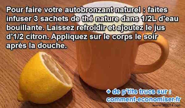 DIY Natural Tea and Lemon Self-Tanner: Long-Lasting Golden Glow Without Sun Exposure