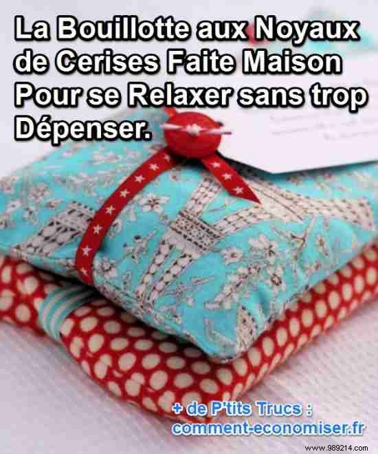 DIY Cherry Pit Hot Water Bottle: Easy Homemade Relief for Stress and Aches