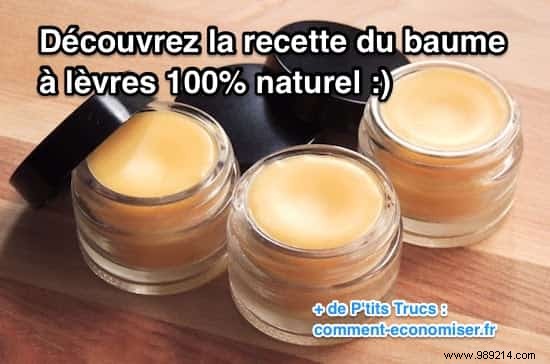 Easy DIY 100% Natural Lip Balm Recipe for Soft, Protected Lips