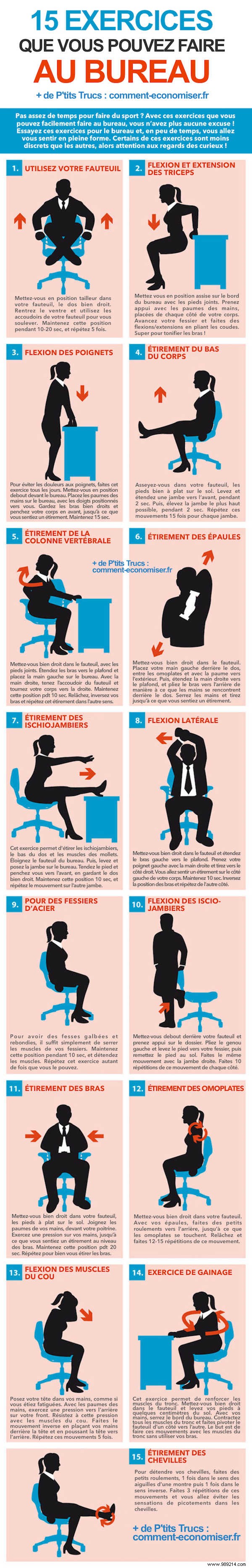 15 Discreet Desk Exercises to Stay Fit at Work Without Drawing Attention