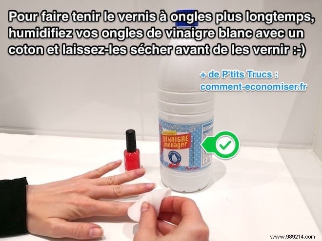 Expert Hack: Make Nail Polish Last Weeks Longer with White Vinegar