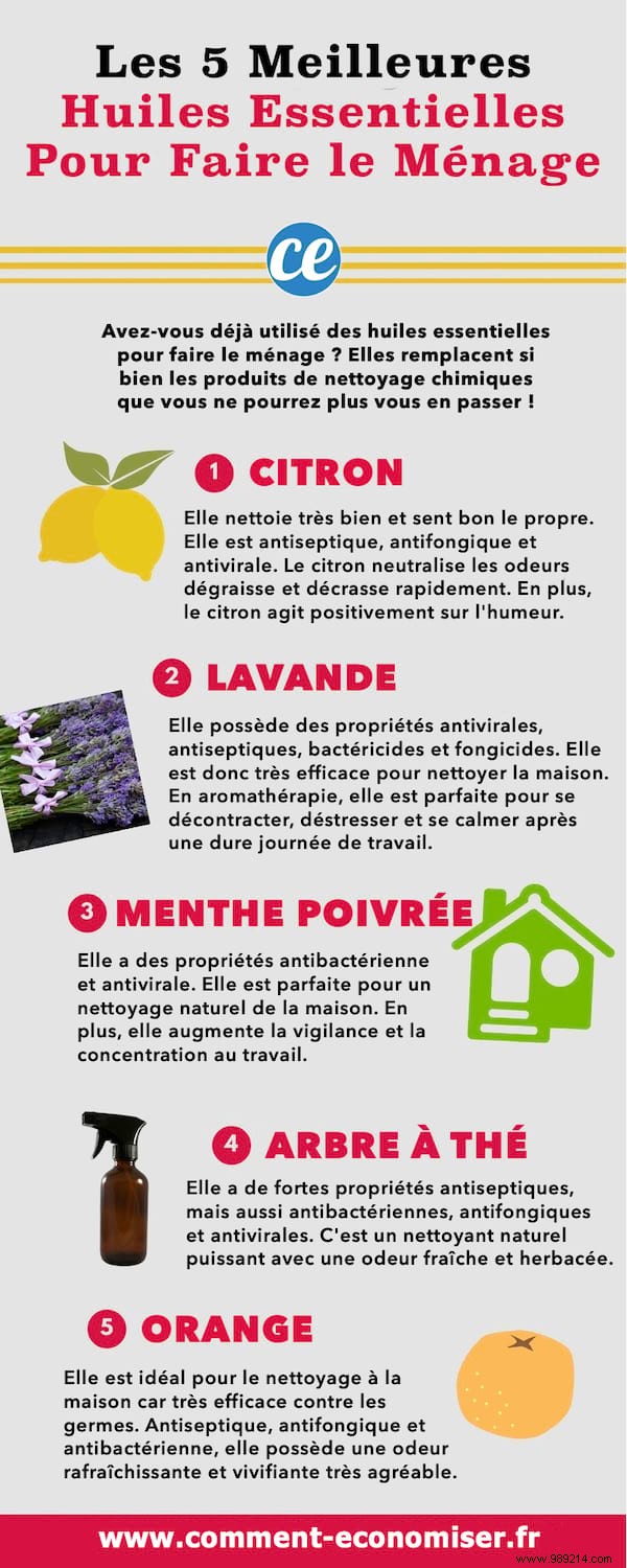 Top 5 Essential Oils for Effective, Natural Home Cleaning