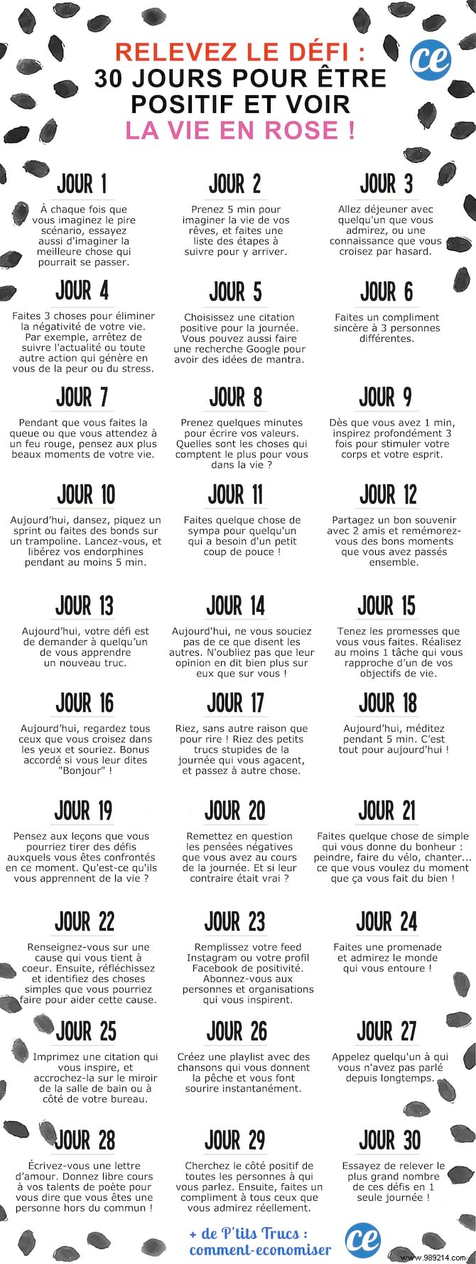 30-Day Positivity Challenge: Transform Your Outlook and See Life in Rose