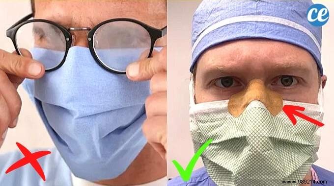 Surgeon s Proven Bandage Trick to Prevent Glasses Fogging with Masks