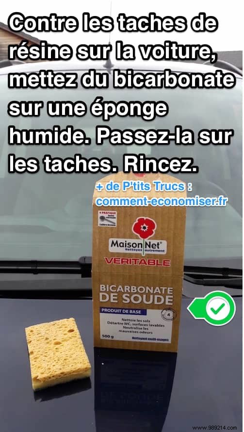 How to Easily Remove Tree Resin Stains from Your Car with Baking Soda