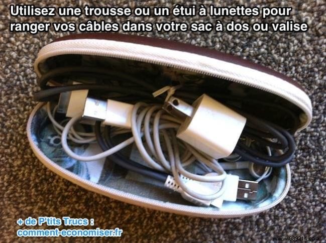 Stop Cable Tangles in Your Bag: The Simple Pencil Case Trick