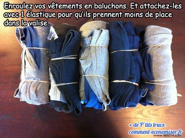 Expert Packing Hack: Roll Clothes to Maximize Suitcase Space