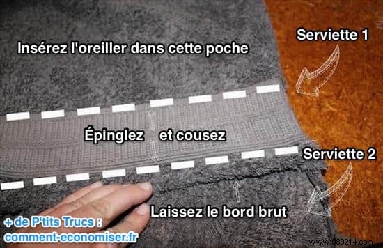 DIY Beach Towel Bag with Built-in Pillow: Easy Step-by-Step Sewing Tutorial