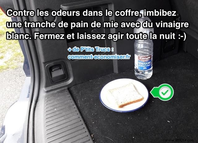 Mechanic s Proven Trick: Eliminate Car Trunk Odors Overnight with Vinegar and Bread