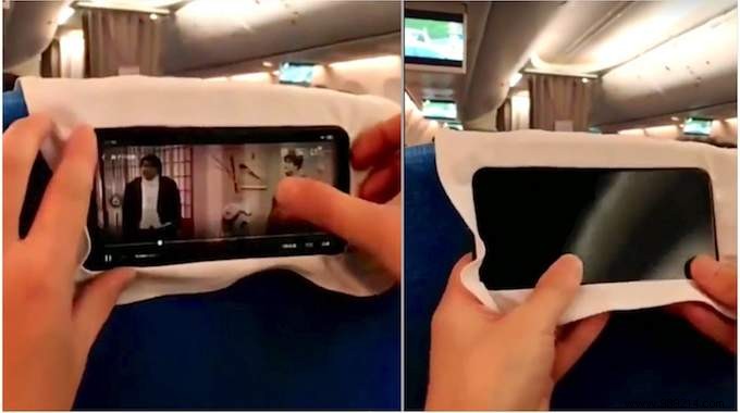 No Phone Stand on Flights? Genius DIY Hack for Hands-Free Viewing