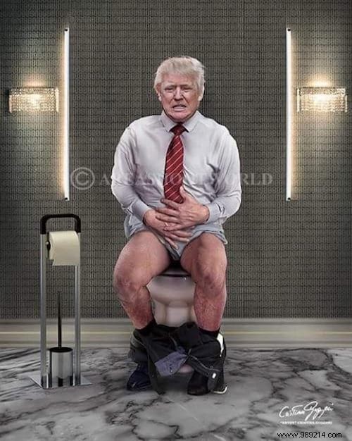 Cristina Guggeri s Satirical Photomontages: World Leaders and Stars in the Bathroom