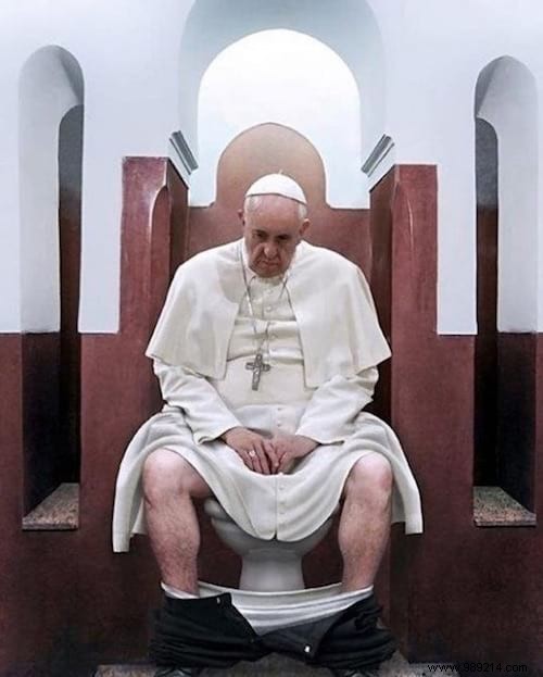 Cristina Guggeri s Satirical Photomontages: World Leaders and Stars in the Bathroom